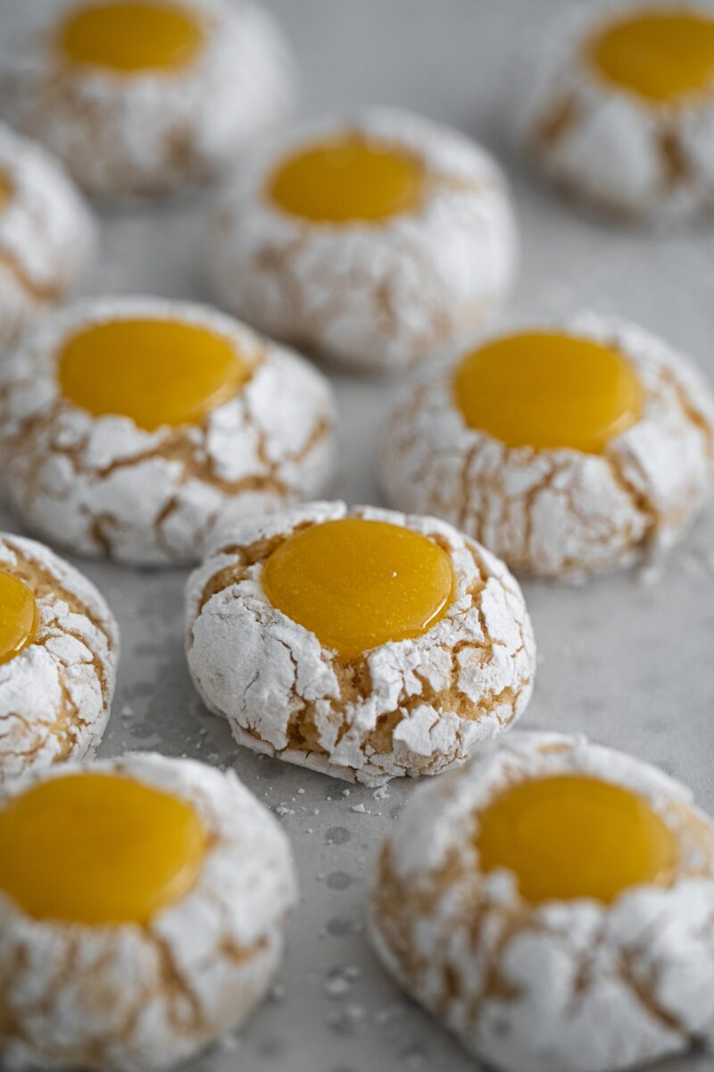 Cookie de Limão com Lemon Curd