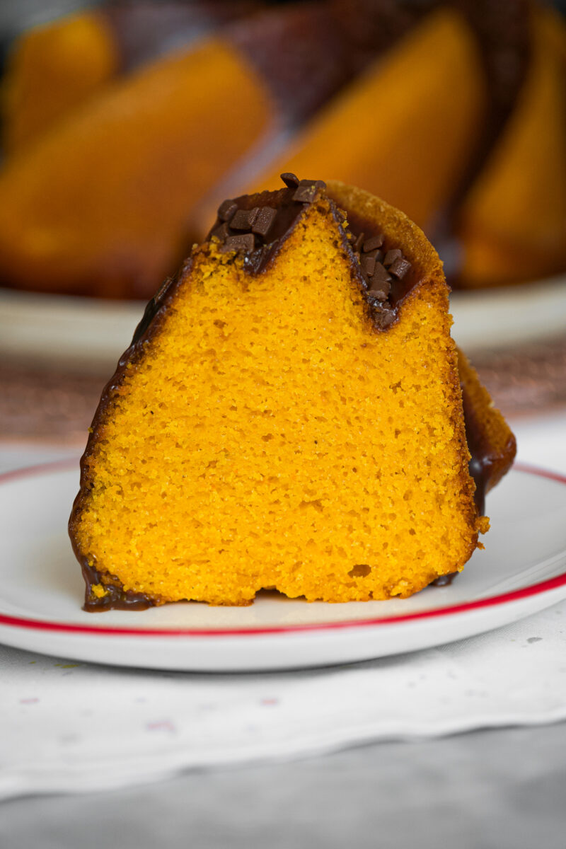 Bolo de Cenoura com Chocolate